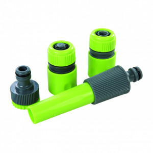5 darabos kerti tömlő készlet, PVC, 1/2", Silverline