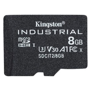 8GB microSDHC Industrial C10 A1 pSLC Card Single Pack w/o Adapter, "SDCIT2/8GBSP"