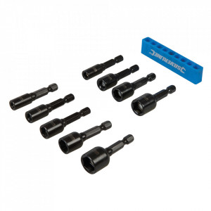 9 darabos mágneses cső készlet, 5-12mm, Silverline