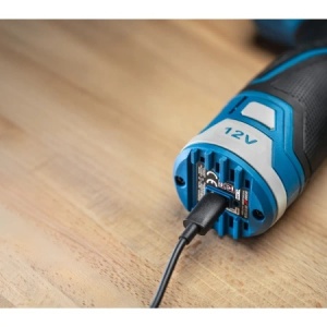 Acumulator scule electrice seria Dedra MAUS12, 12V, 2Ah, incarcare USB-C sau docking station - Img 2