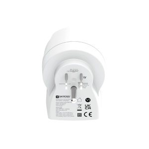 Adaptor de călătorie SKROSS, „Europa – SUA”, USB-C USB-A (20 W PD, încărcare rapidă, alb) - Img 3
