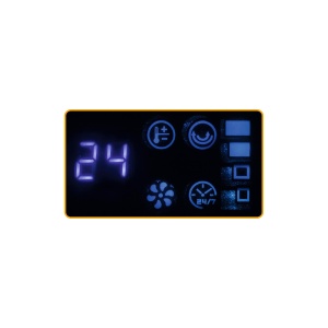 Aeroterma ceramica PTC de perete, 2 trepte, telecomanda, 2000W - Img 2