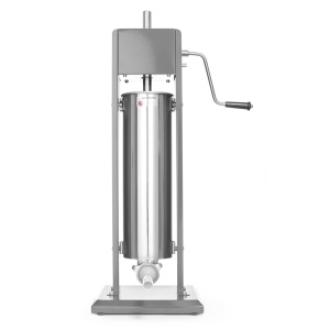 Aparat profesional pentru umplut carnati, HENDI Smart, 7 lt, sistem umplere cu 2 viteze, inclus set 3 palnii, 30x34x(H)83 cm - Img 4