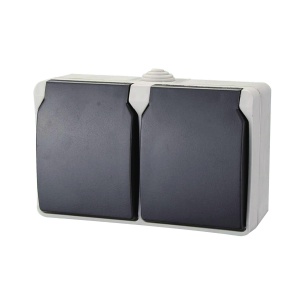 AQUATOP, conector pe perete, IP 54 gri