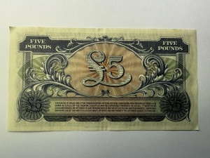 Bancnota Militara - British Armed Forces – 5 Pounds, 2nd Series - Img 4