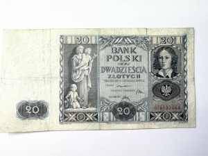 Bancnota Polonia - 20 Zlotych 1936 - Img 3