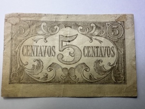 Bancnota - Portugalia – 5 Centavos 1918, Casa da Moeda - Img 2