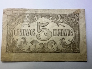 Bancnota - Portugalia – 5 Centavos 1918, Casa da Moeda - Img 4