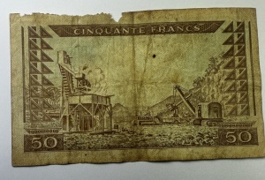 Bancnota Republica Guinee - 50 Francs 1960 - Img 2