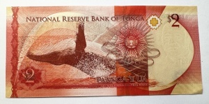 Bancnota Tonga - 2 Paanga 2015 - Img 2