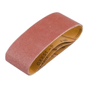 Banda de slefuit 75 x 457 mm, P80, 3 buc.