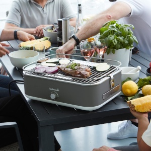 Barbecook BC-ELE-1003 E-Carlo grătar electric de masă, gri, 42,5x33x16,5cm - Img 3