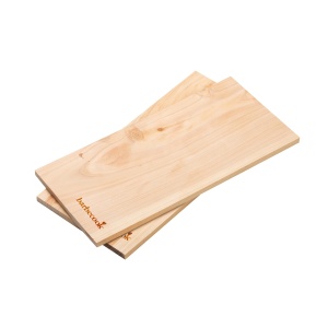 Barbecook BC-SMO-5013 Set de 2 afumătoare din lemn de arin, 30x14x0,4cm - Img 1