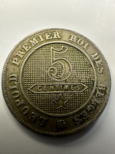 Belgia - 5 Centimes 1862 - Leopold I - Img 2