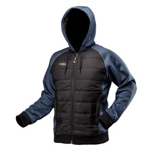 Bluza de lucru tricotata, cu izolatie termica, cu gluga, masura XL