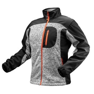 Bluza tricotata de lucru, cu intarituri softshell, masura M