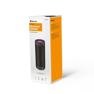 Boxa portabila, lumini LED RGB, 10W, NEGRU, Denver BTV-208B, produs resigilat - Img 4