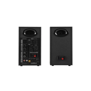 BOXE EDIFIER 2.0, RMS: 36W (2 x 18W), studio monitor, volum, bass, treble, intrare jack 6.35 TRS balanced, RCA, iesire casti, black, "MR3-BK" - Img 4