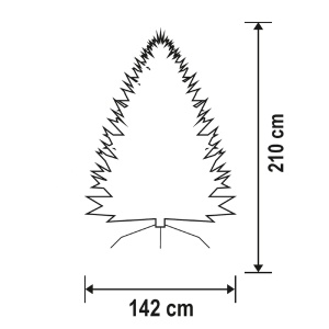 Brad artificial, 210 cm - Img 3