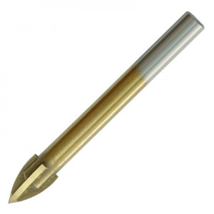 Burghiu multifunctional 10mm, 4 muchii, lemn, ceramica, piatra, metal, plastic, Dedra