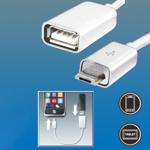 Cablu OTG de încărcare USB, 0,16 m - Img 4
