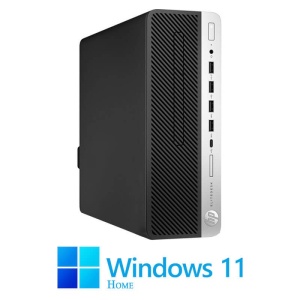 Calculator HP EliteDesk 705 G5 SFF, Ryzen 5 PRO 3400G, 8GB DDR4, SSD, Win 11 Home