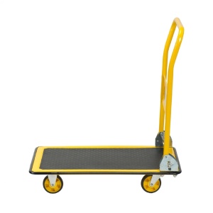 Carucior pliabil portabil tip platforma, 73.5 x 47 cm, capacitate maxima 150Kg, roti cu rulmenti, Stanley - Img 2