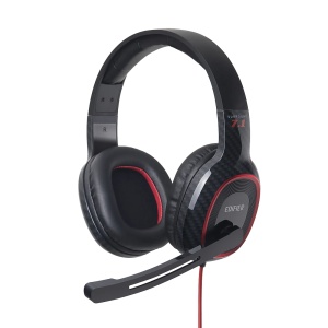 CASTI Edifier, cu fir, gaming, utilizare multimedia, microfon pe casca, detasabil, conectare prin USB 2.0, LED RGB, dual mode, negru, "G20-BK"
