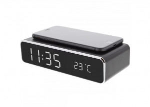 Ceas digital cu incarcare wireless, alarma duala si afisare temperatura, Maxxter - Img 4