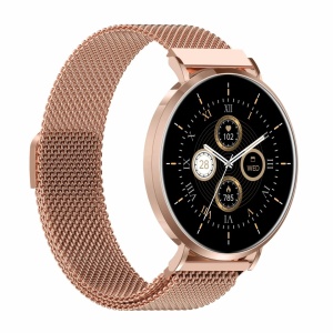 Ceas Smartwatch Denver SWC-394RG ROSE GOLD, Ecran AMOLED 1.32", curea metalica, Bluetooth Calling, autonomie pana la 5 zile - Img 13