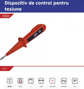 Ceruza feszültség , 125 - 250V , 50-500Hz , Dedra - Img 2