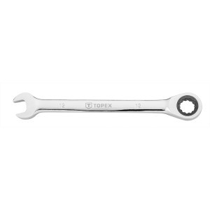 Cheie combinata fixa - inelara cu clichet 12 x 165 mm