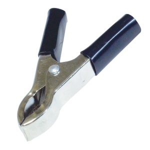 Cleşte cabluri pentru acumulator, 30A, 75 mm, negru