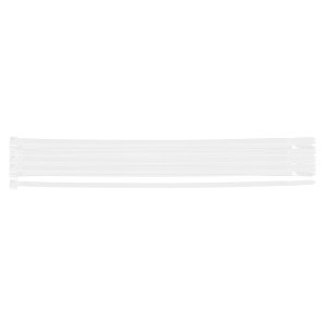 Coliere plastic EXTREME 4,8 × 200 mm, alb, 20 buc.
