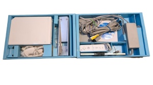 Consola jocuri NINTENDO Wii in cutia originala cu toate accesoriile, model RVL-001 (EUR), completa, 1 controller + 1 nunchuk, sensor bar, second hand - Img 6