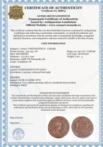 CONSTANTINE II - CAESAR ( 330-335 AD )- Moneda Antica Romana - Img 2