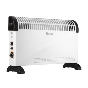 Convector, radiator electric, 2000W TURBO, 3 trepte putere, ventilator incorporat, alb, Neo - Img 1
