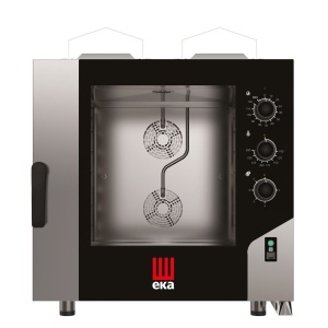 Cuptor pe gaz cu convectie cu abur Millennial Smart Bakery, 6 tavi 600x400 mm Tecnoeka, 230V/500W, 13,5kW, 850x1041x(H)951mm