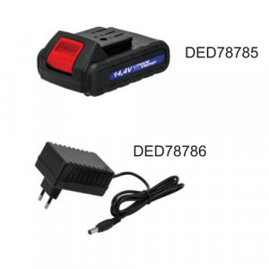 DEDRA akkumulátoros fúrógép DED7878 14.4V - Img 2