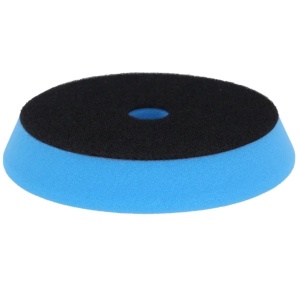Disc burete moale pentru polish, prindere velco, 125mm x 25mm, albastru, Dedra