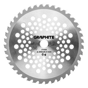Disc circular vidia pentru motocoasa/trimmer, 255x25.4 mm, 40 dinti