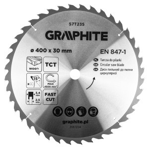 Disc fierastrau, VIDIA, 400 x 30 mm, 40 dinti