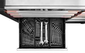 Dulap pentru scule complet echipat, 12 sertare, 229 scule, ideal service auto/moto, Neo - Img 2