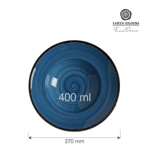 Farfurie pentru paste Iris 270 mm, 400 ml Fine Dine - Img 2