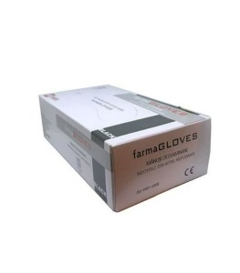 Fekete nitril kesztyű, pormentes, 100 db, L méret, Farma kesztyű, Farma Gloves - Img 3