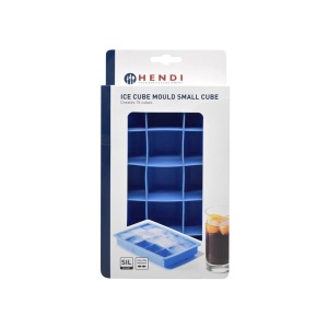 Forma din silicon durabil pentru cuburi mici de gheata, Hendi, 19x12x(H)3.5 cm, potrivita si pentru uz profesional - Img 2