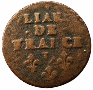 FRANTA - LOUIS XIV - REGELE SOARE - LIARD ( 1669-1707 ) - Img 2