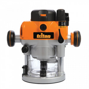 Freza lemn profesionala, 2400W, maner multifunctional, 1/2 - 12mm, Triton TRA001 - Img 5