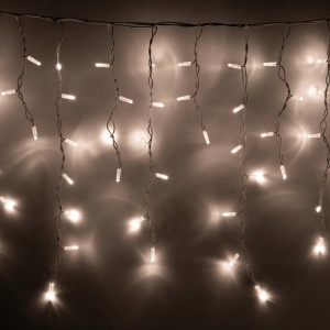 Ghirlanda luminoasa, 200 LED-uri, cablu alb, pentru utilizare în exterior - Img 2