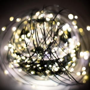 Ghirlanda luminoasa cu Micro LED, 1000 LED-uri / 50 m, alb cald, pentru exterior